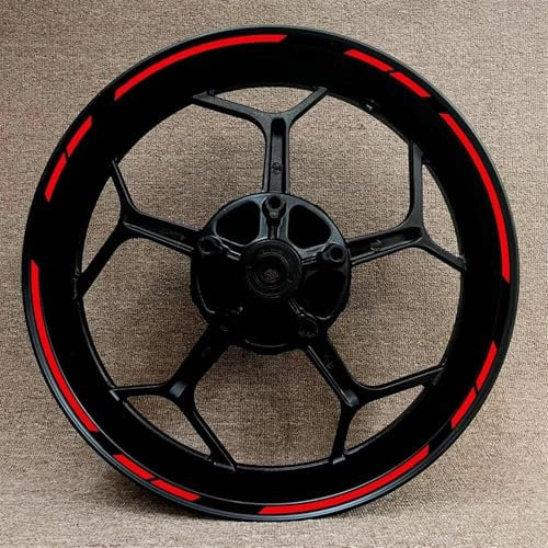 PPXDM Motorrad-Radaufkleber, Reflektierende Aufkleber, Felgenstreifenaufkleber, Zubehör Für Bumblebee 1000 900 600 400 250(Style 11)