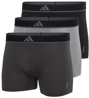 adidas Herren Trunk (3PK) -Active Micro Flex Eco Unterwäsche, 907 Assorted, M (3er Pack)