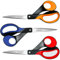 CCR Linkshänder Schere Set,21.5cm Linkshänder Haushaltsschere Bastelschere,Komfort Griff,Geeignet für Schulen, Wohnungen und Büros,3 Stück