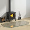 Muebles select-Fireplace Placa de cristal hexagonal 120x60 cm