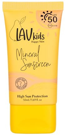 Lav Kids Mineralischer Sonnenschutz, SPF 50, 50ml, UVA & UVB schütz