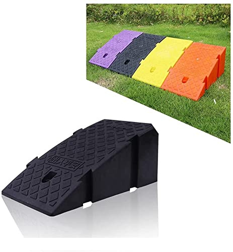 Wheelchair Ramps, Driveway Curb Ramps High 16/20cm Heavy Duty Kerb Ramps, for Garage, Sidewalk, Truck, Scooter, Bike, Motorcycle, Wheelchair Mobility(A,45 * 25 * 20cm)