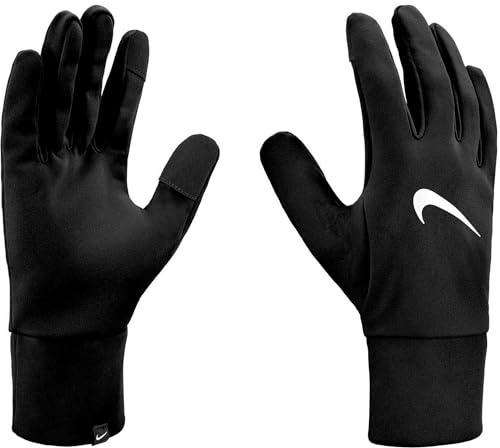 NIKE Therma Fleece Gloves Handschuhe (Black, XL)