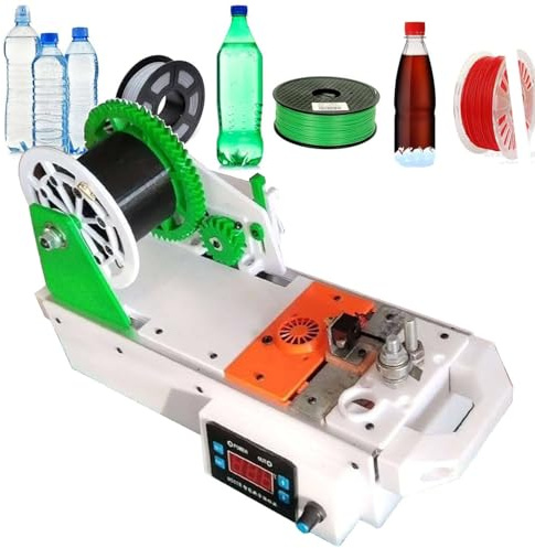 3D-Drucker-Filament-Maker, Desktop-Filament-Maker-Maschine, 3D-Drucker-Extruder Mit Digitalanzeige, Temperatur (Bis Zu 300 ℃) Und Geschwindigkeit (500–1000g/h), Für Heimwerker, Umweltschützer B
