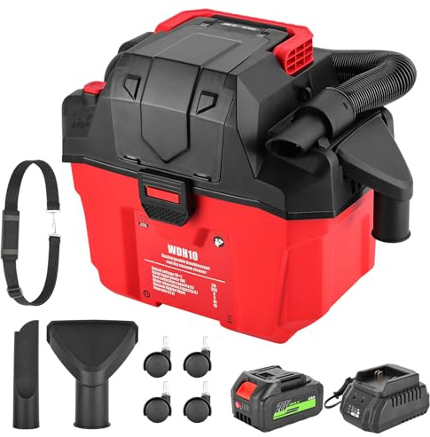 Nexalite Aspirateur sans Fil Eau et poussière 200W, 16kPa