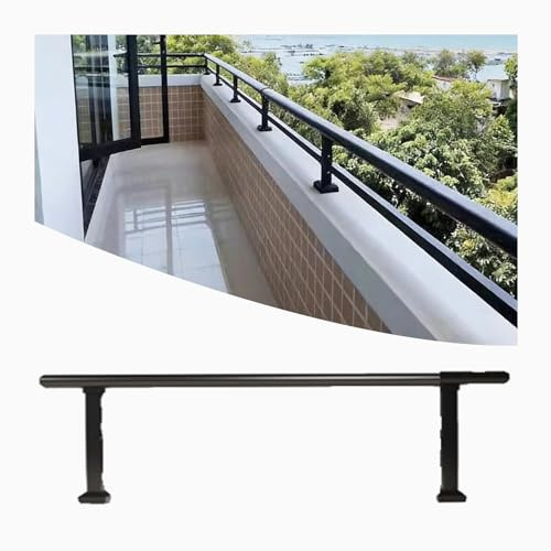 LVLDAWA Kit Di Ringhiera Orizzontale Piatta, Recinzione Temporanea Piscina, Cortile O Balcone Paletti Rialzati. Prolunghe Per Recinzioni Per Aumentarne L'altezza(100X20CM)