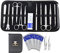 Kit de dissection avancé 22 pièces pour médecine, biologie et vétérinaire – Manche de scalpel en acier inoxydable avec 11 lames, idéal pour laboratoire d’anatomie, botanique, grenouilles, etc.