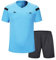 SHINESTONE Herren-Schiedsrichter-Trikot, für Fußball, Kurze Ärmel (Blue, XXL)