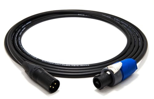 enoaudio Mogami 3082 Cavo per altoparlante | Neutrik Gold XLR maschio – Speakon | HiFi - 3,0 m