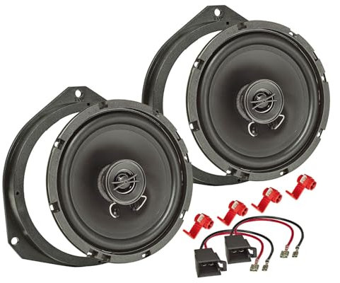 tomzz Audio 4022-001 TA16.5-Pro Lautsprecher Einbau-Set kompatibel mit Iveco Daily FIAT Ducato Citroen Jumper Nissan Primastar 165mm Koaxial System