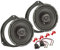 tomzz Audio 4022-001 TA16.5-Pro Lautsprecher Einbau-Set kompatibel mit Iveco Daily FIAT Ducato Citroen Jumper Nissan Primastar 165mm Koaxial System