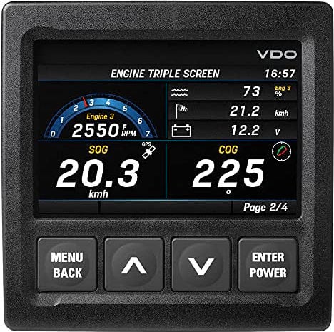 VDO - OceanLink TFT Display, 4,3'', schwarz, 12-24V