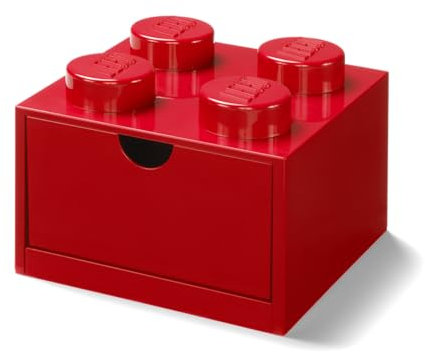 Room Copenhagen LEGO Schreibtischschublade mit 4 Knöpfen, stapelbar