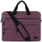 Sacoche pour Ordinateur Portable 15.6 Pouces Sac à Main Porte-Documents à Bandoulière Housse Imperméable pour Homme et Femme Mallette Laptop Bag Rouge