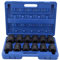 12pcs 1 pouce Jeu de douilles à chocs profonds Drive Douille à impact profond Drive 35mm 36mm 38mm 41mm 24mm 26mm 27mm 29mm 30mm 32mm 33mm 34mm