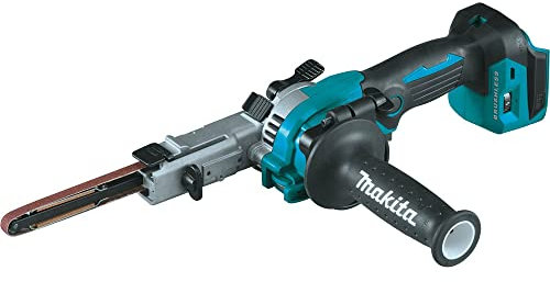 Makita Levigatrice a nastro XSB01Z LXT agli ioni di litio brushless senza fili, 18 V x 53,3 cm, solo strumento