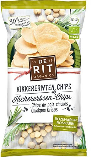 De Rit Bio Kichererbsen-Chips Rosmarin (6 x 75 gr)