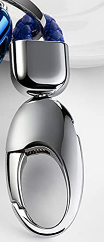 YJADHU Couverture Souple de Cas de clé de Voiture de Porte-clés de Porte-clés de TPU, adaptée pour Citroen C4 Cactus C5 C3 C4L Peugeot 508 301 2008 3008 408, Porte-clés Bleu