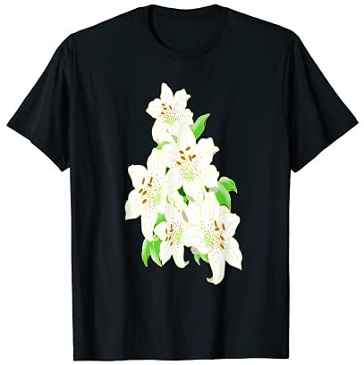 Weiße Lilien. T-Shirt
