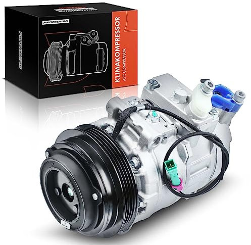 Frankberg Compressore dell'aria condizionata con frizione Diesel Compatibile con Allroad 4BH C5 Pas.sat 3B2 3B3 3B5 3B6 A6 4B2 C5 4B5 A4 8D2 B5 8D5 B5 A8 4D2 4B0260805C, con l'olio preconfezionato