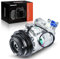Frankberg Compressore dell'aria condizionata con frizione Diesel Compatibile con Allroad 4BH C5 Pas.sat 3B2 3B3 3B5 3B6 A6 4B2 C5 4B5 A4 8D2 B5 8D5 B5 A8 4D2 4B0260805C, con l'olio preconfezionato