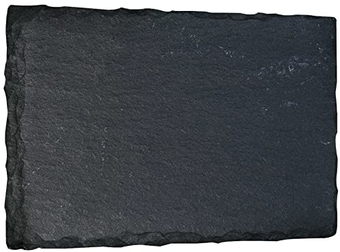 mtb more energy Schiefertafel Schiefer Schild Platte - 30 x 20 cm - rechteckig - DIY - zum selbst Beschriften oder Gravieren für Geschenke, Basteln, Haushalt, Garten