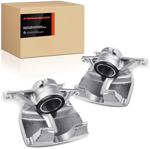 Frankberg 2x Bremssattel Bremszange 3C0615123 | Kompatibel mit A3 Limousine 8VM 8VS, O.c.t.a.v.i.a III 5E3 NL3 NR3, A3 8V1 8VK, Q3 Sportback F3N, CC 358, Superb III 3V3