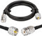Superbat Cavo RG8X CB 1m UHF PL259 Maschio a Femmina 50 ohm Bassa Perdita per Radio HAM e CB, Analizzatore di Antenna, Carico Fittizio, Misuratore ROS (1 Pezzo)