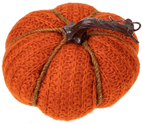 Unomor Hochzeitsdekoration Wohnkultur Dekorativer Kürbis Strickkürbis Schmuck Harvest Festival Kürbis Ornament Faux Kürbis Herbstliche Tischdeko Kürbisdekor Stricken