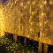 CREASHINE Cortina de Luces 6x3m, 600 LED Cortina Luces Navidad Exterior, IP44 Impermeable Cortina LED, con 8 Modos de Luz & Enchufe de la UE, Cortina Luces LED para Navidad, Boda, CumpleañOs