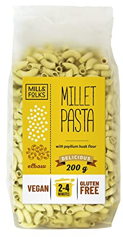 Mill & Folks Millet Pasta Elbow 200g | Vegan & Gluten-free