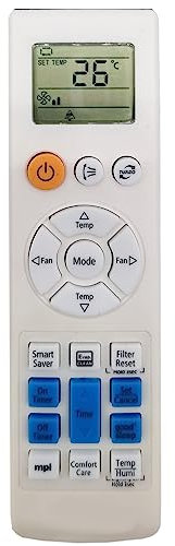 Wellclima Telecomando per Condizionatori Samsung Compatibile con Modelli ARH-2201, ARH-2202, ARH-2207, ARH-2215, ARH-2218, KT3X004 | Per Inverter e Pompa di Calore