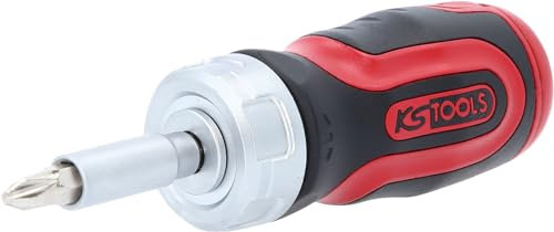 KS Tools 159.2025 Mini tournevis à cliquet 6 en 1 1/4