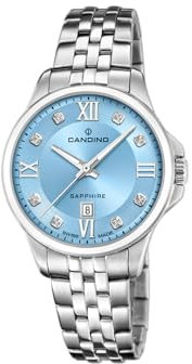 Candino Damenuhr Edelstahl Silber Elegance Armbanduhr UC4766/2 Analoguhr