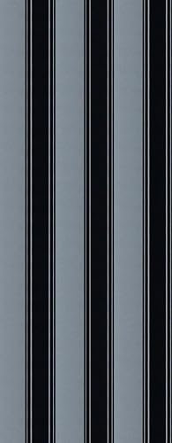 Exclusive Flock Stripe Velvet Black Grey Wallpaper PH21120