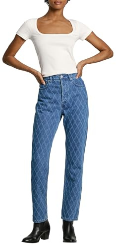 Pepe Jeans Damen Straight Uhw Diamond Jeans