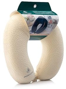 Pharmedis - Reisekissen Kopfkissen zum Reise - Orthopädisches Reisekissen - Urlaub Kopfkissen - Auto Zubehör für die Reise - Flugzeug Nackenkissen - Camping Kissen für Kinder und Erwachsene