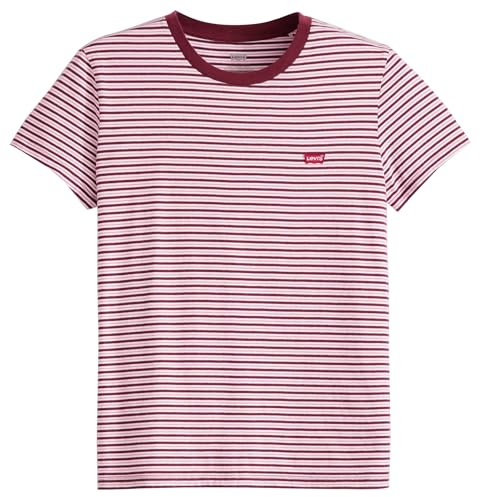 Levi's Damen Perfect Tee,Anita Stripe Zinfand,XS