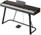 Tastiera pesata 88 tasti con supporto, pedale Sustain, pianoforte digitale con azione a martello, tastiera elettronica portatile di dimensioni standard con doppi altoparlanti, supporto Bluetooth MIDI