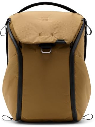Peak Design Everyday Backpack V2 20L Coyote, Camera Bag, Laptop Backpack with Tablet Sleeves (BEDB-20-CY-3)