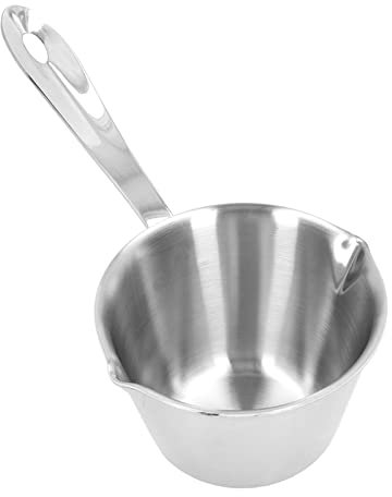 Hominas Olla Pequeña, Cazo Pequeño Olla De Leche De Acero Inoxidable Cacerola Pequeña Antiadherente para Derretir Chocolate Dulces Café, 200 Ml