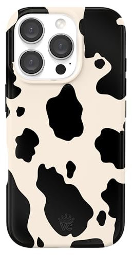 VELVET CAVIAR for iPhone 16 Pro Case Cow Print - Compatible with MagSafe [10ft Drop Tested]