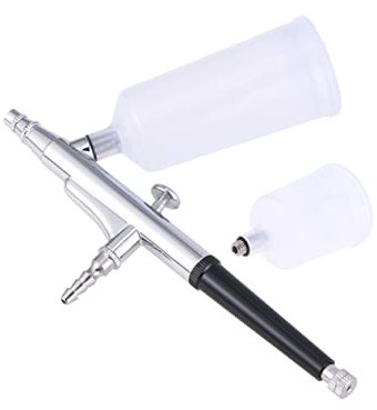 Operitacx aerógrafo con boquilla aerógrafo para pintar uñas mini compresor de aerógrafo compressor compresores nail kit para hacer uñas aerógrafo de arte de uñas boquilla de aerógrafo Silver