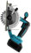 Cordless Circular Saw, Power Tools Electric Circular Saw with 4.0Ah Lithium-Ion Battery, Adjustable Cutting Depth and Bevel 45°, for Cuts Wood, Metal, Plastic, Saw Blade 125mm, 220V