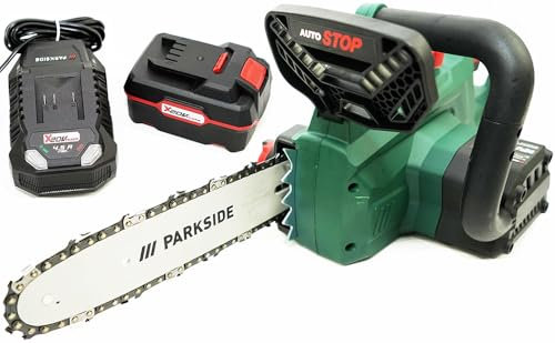 Motosega a batteria da 20 V, PKSA 20 -Li D4, senza batteria e caricatore in bundle Parkside con metro pieghevole (con batteria da 4 Ah e caricatore)