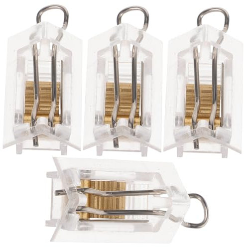 MUCKLILY 4pcs Venetian Blind Cord Locks and Tilt Mechanism Easy Install Window Blinds No Drill Parts