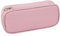 Amagogo Trousse à Crayons Oxford Capacité avec Fermeture éclair pour Bureau, Adultes, Enfants, Collège, Rose