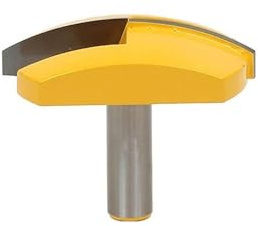 Temhyu 12 mm Schaft, horizontaler Kronenfräser, CNC-Fräser, großer Schüsselfräser, Messer, Holzbearbeitungsschneider(12mmX69.8mm)