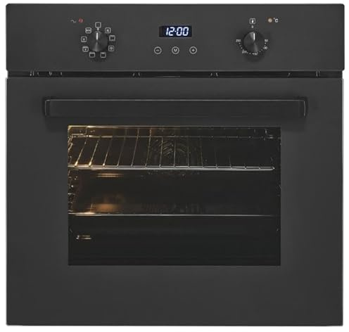 Einbaubackofen EBE367-H-120 exquisit mattschwarz