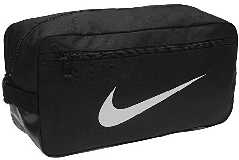 Mens Football Accessories Boot Bag Brasilia Shoebag H17.5 x W32.5 x D 2.5cm (N, Black)